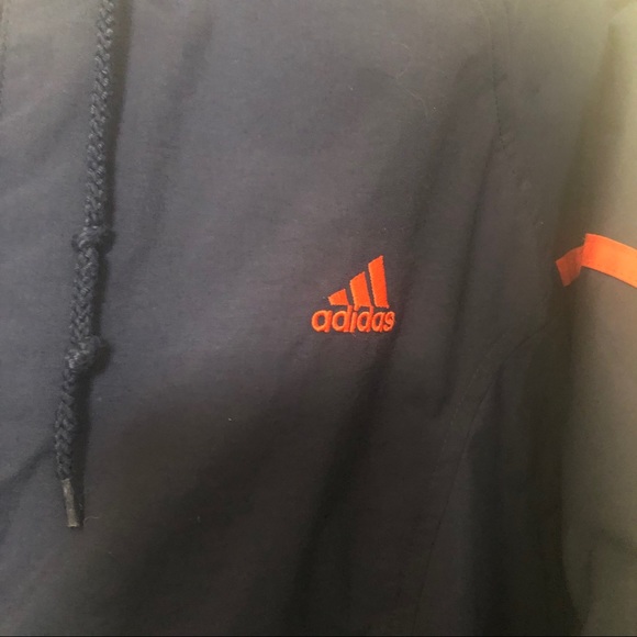 Adidas Ladies Navy Blue Jacket-Large - Picture 7 of 8